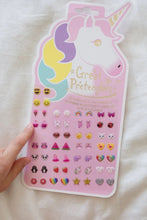 Charger l&#39;image dans la galerie, Boucles d&#39;oreil Autocollantes LICORNE - sticker earrings
