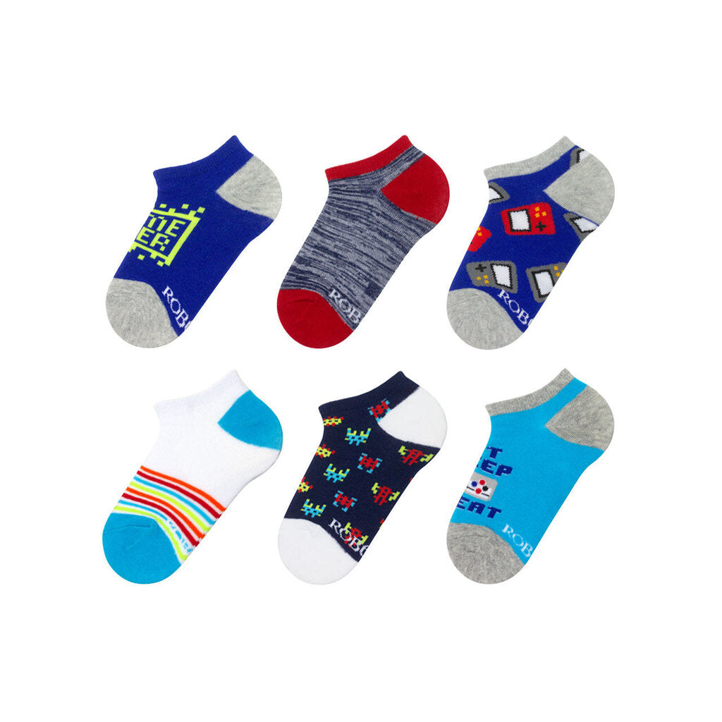 6 paires de chaussettes LITTLE GAMER - TAILLE DE CHAUSSETTE 5-6.5