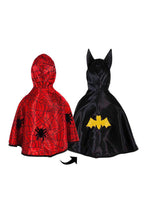 Charger l&#39;image dans la galerie, DEGUISEMENT 1 pc SPIDER / BAT cape REVERSIBLE 2-3 ans
