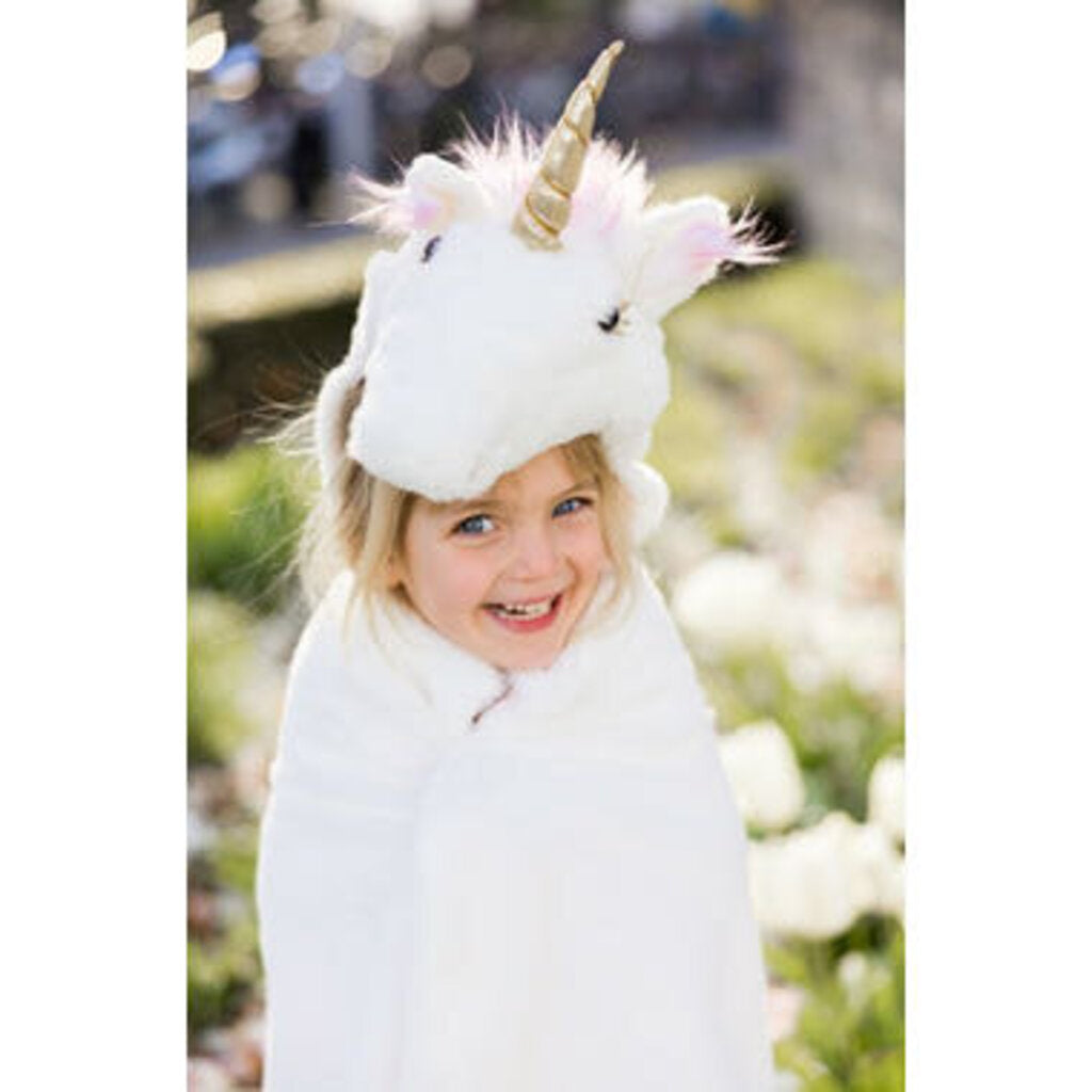 DEGUISEMENT 1 pc Cape LICORNE tête 3D 4-6 ans