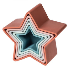 Charger l&#39;image dans la galerie, Jouet Trieur de formes et empilable - Simply Silicone STARS
