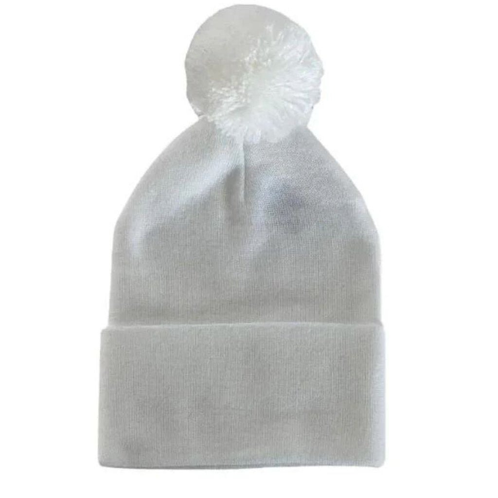 Bonnet de naissance avec pompon NOUVEAU NE