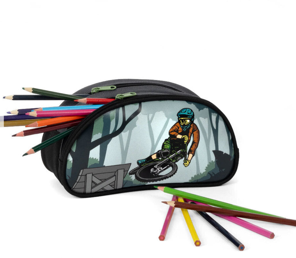 Étui crayons 2 compartiments VÉLO