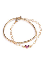 Charger l&#39;image dans la galerie, COEUR Boutique Chic Linked with LOVE Bracelet
