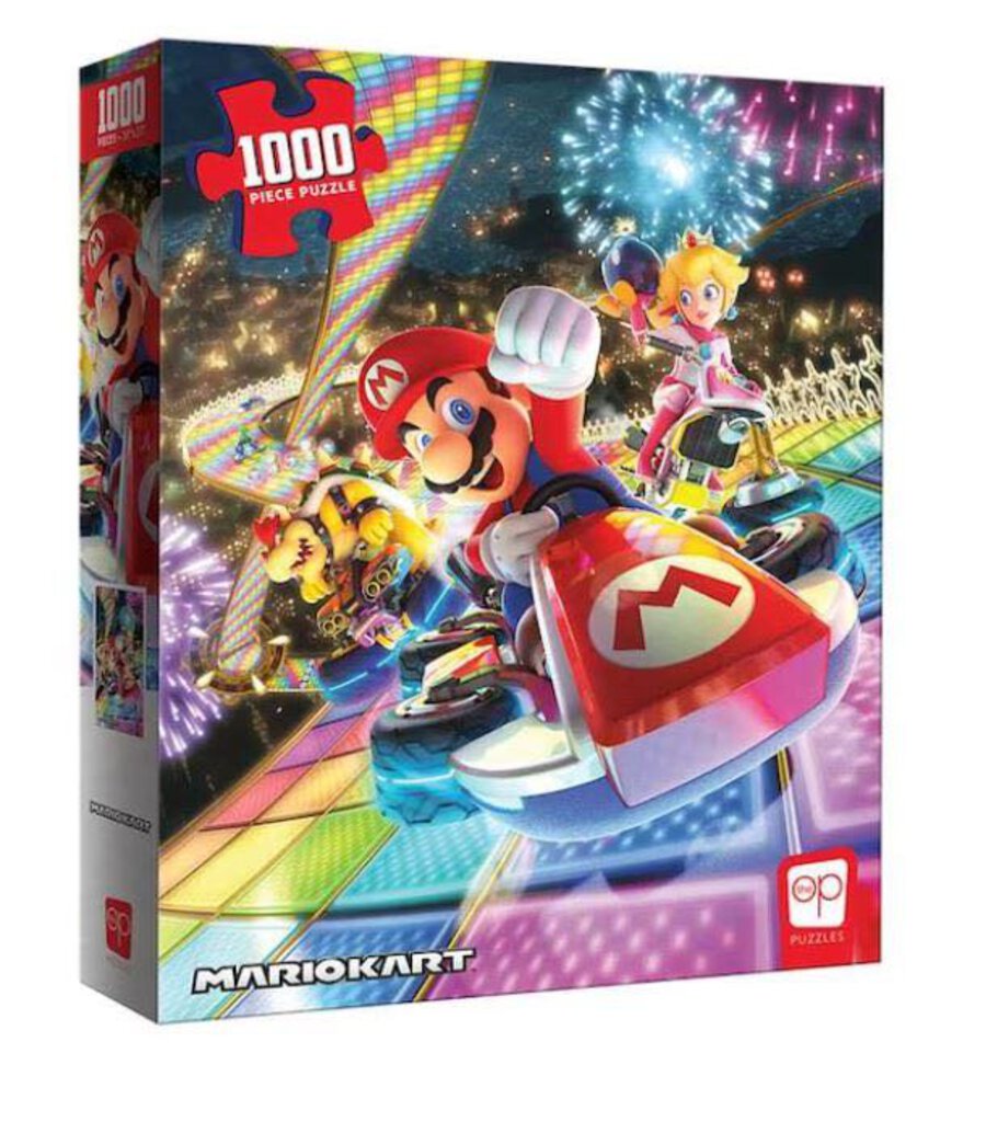 Casse tete 1000 pcs MARIO KART RAINBOW puzzle