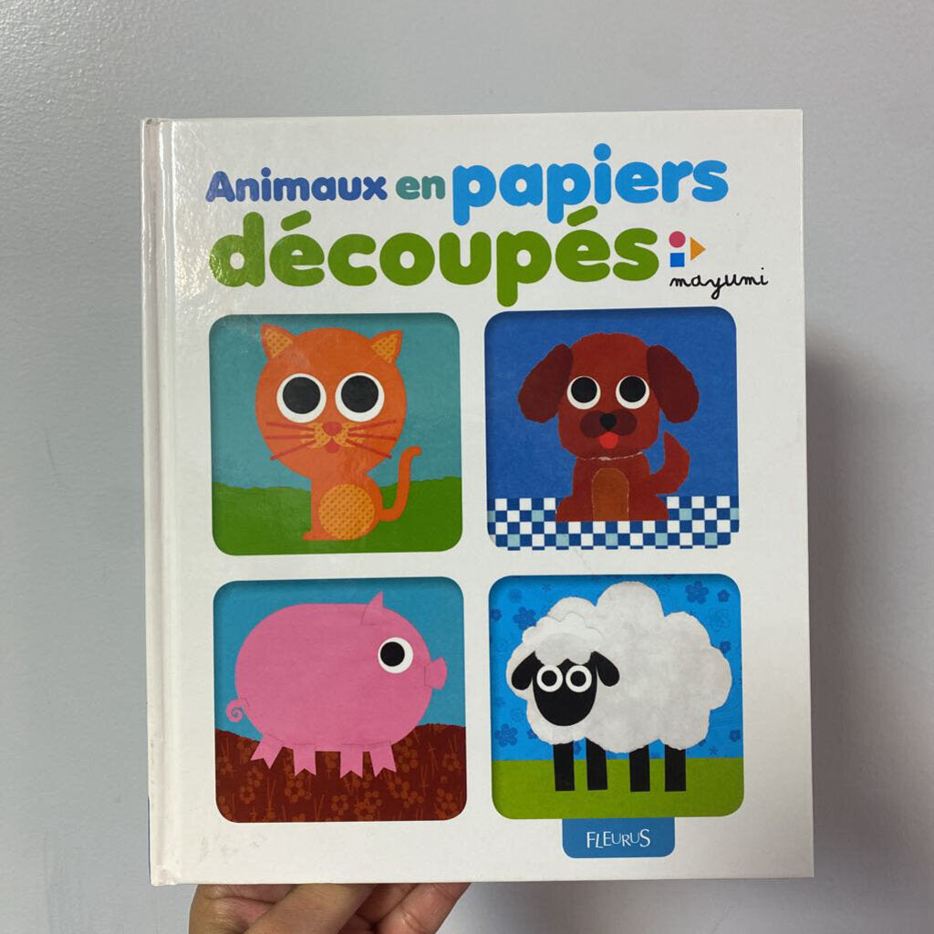 Animaux en papier decoupes