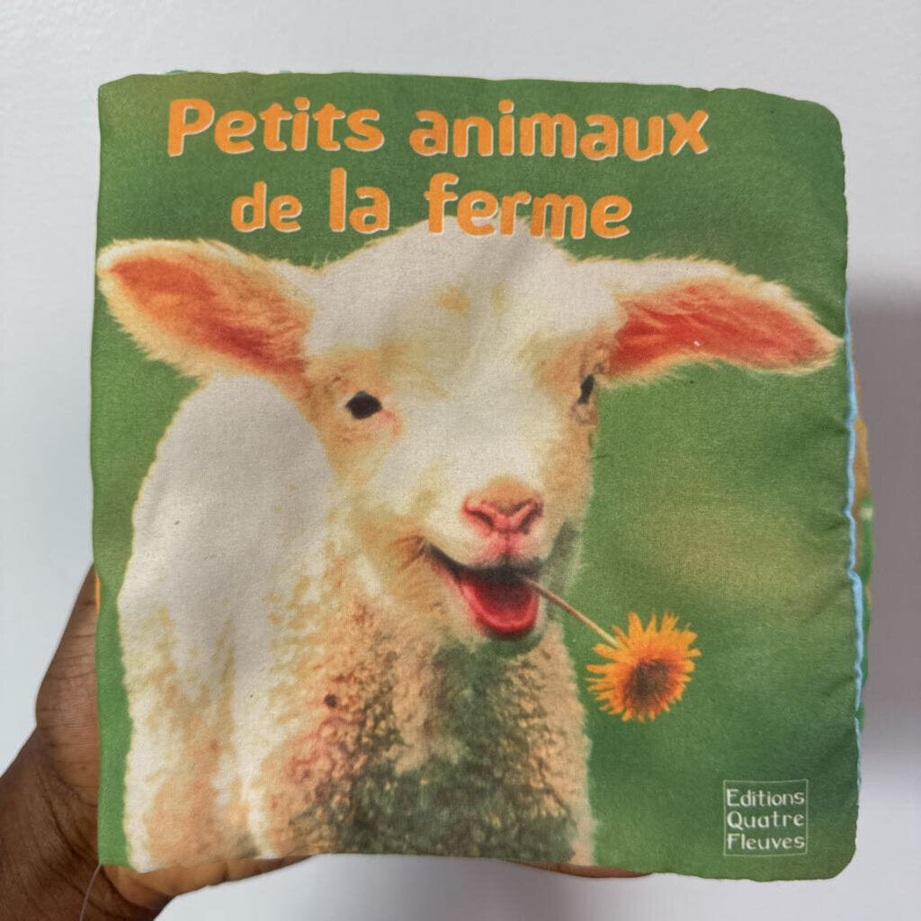 Livre en TISSU Petits animaux de la ferme