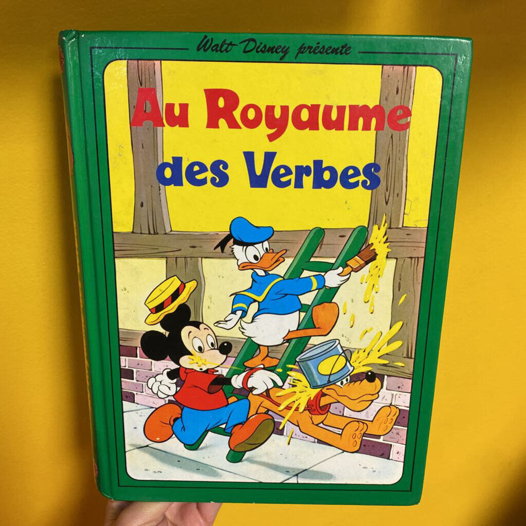 VINTAGE livre EDUCATIF Au Royaume des verbes