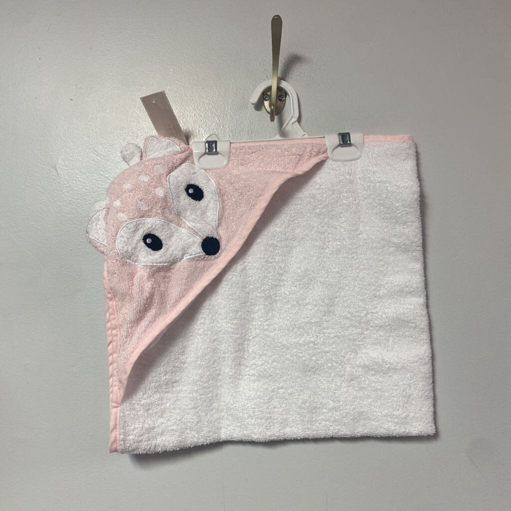 serviette de bain avec capuchon+/-3-9 mois