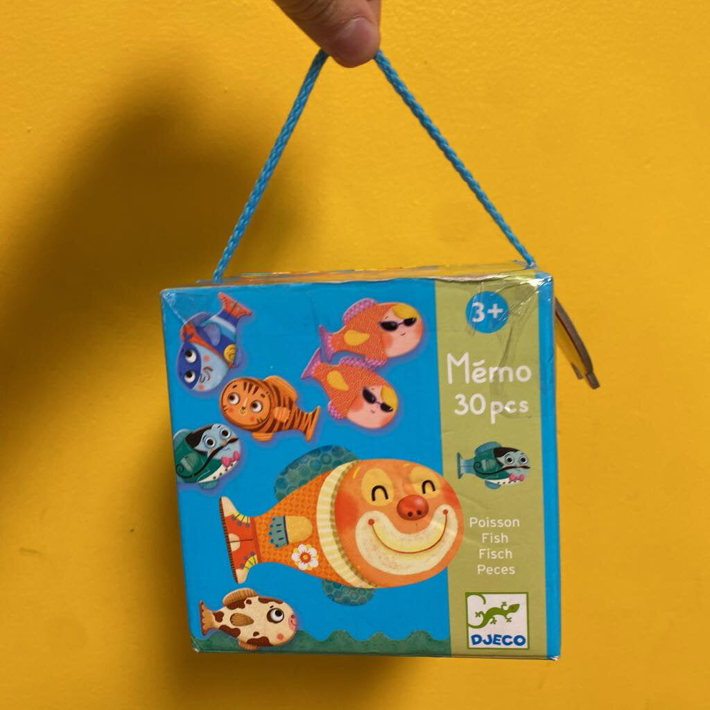 COMPLET Jeu de memoire 30 pcs POISSON