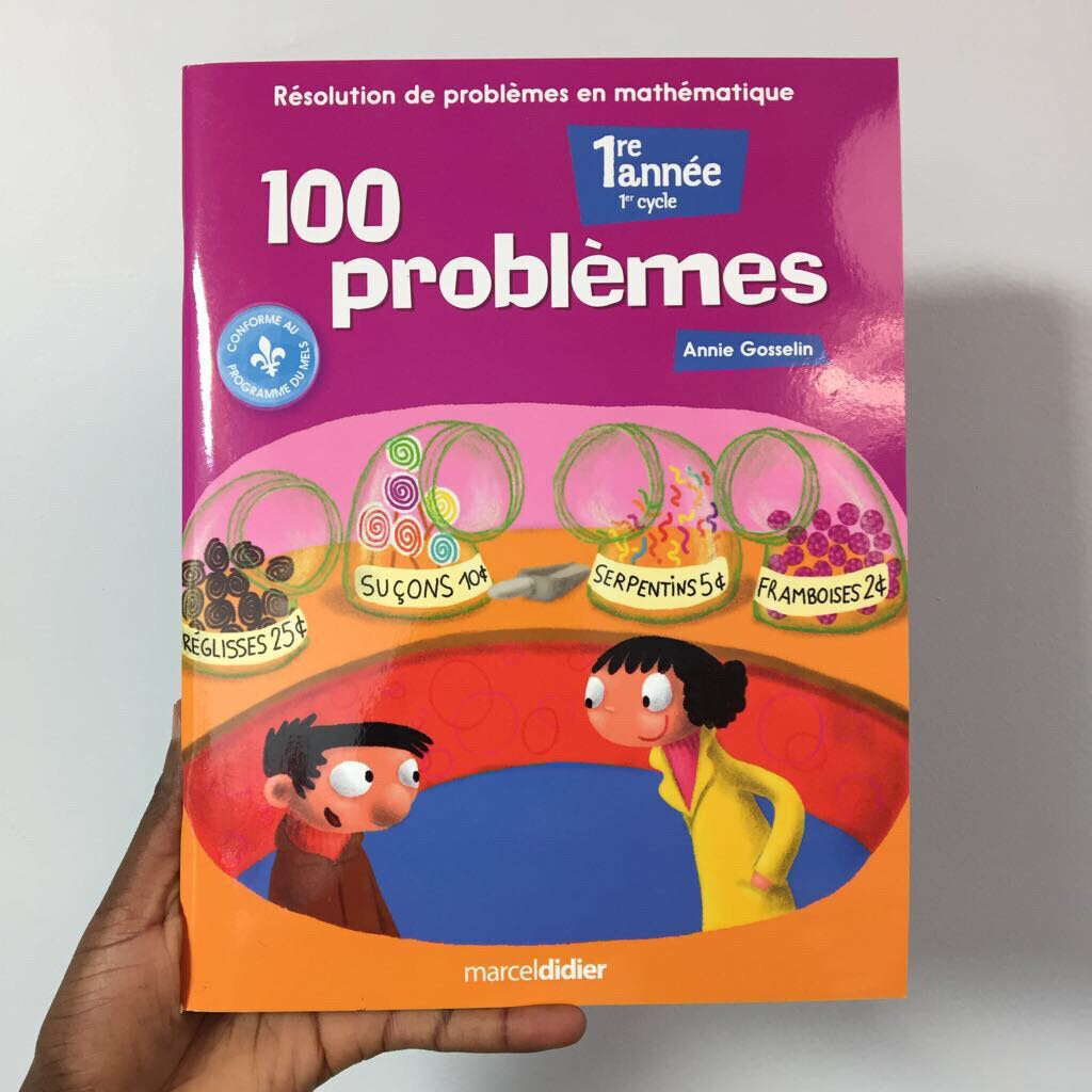 NEUF Livre d'activite 100 problemes 1er annee