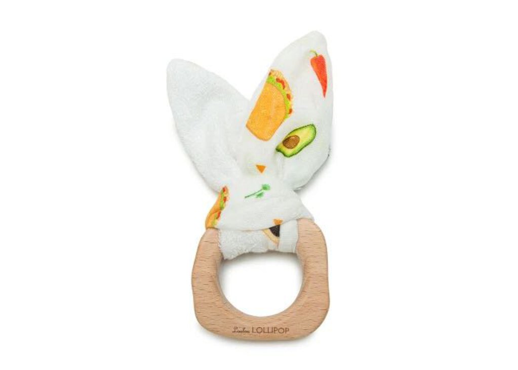 Anneau de dentition - Bunny ears teething ring TACOS